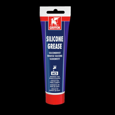 Graisse Silicone 100% silicone avec ACS pour vannes et robinets - tube 125 G