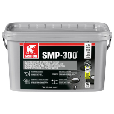 SMP-300 Blanc Enduit élastique étanche à l'eau et à l'air Seau