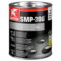 SMP-300 Blanc Enduit élastique étanche à l'eau et à l'air Pot 1 kg