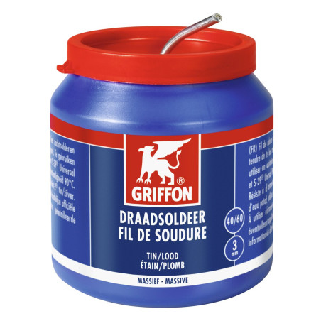 Fil de soudure étain/plomb pot de 500 G