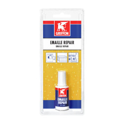 Émail Repair 20ml. pour réparer les éclats d'émail sur les baignoires en acier