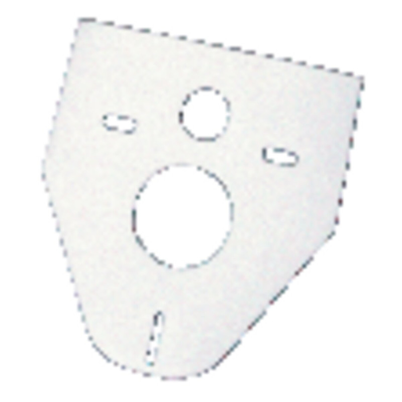 Set d’insonorisation - plaque d'isolation acoustique pour WC et bidets suspendus