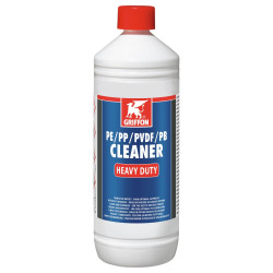 PE-CLEANER HEAVY DUTY 1 L. Nettoyant liquide pour PE, PP, PVDF et PB.