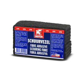 Fibre abrasive pour nettoyer les tuyaux en cuivre 13 x 6 cm