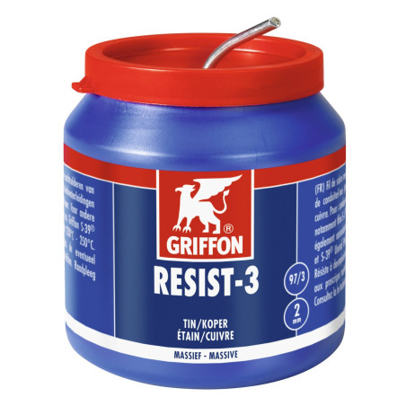 RESIST-3 fil de soudure étain/cuivre pot 500 G