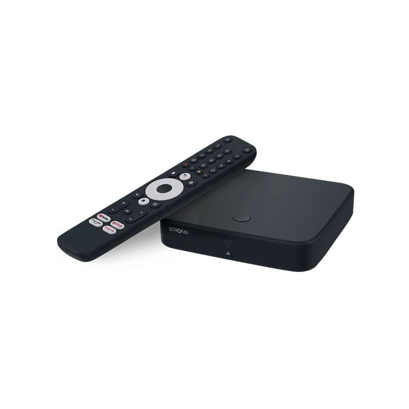 STRONG Boitier Android TV 4K avec tuner TNT DVB-T2 *