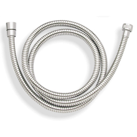Flexible 1m50 Double agrafage, Laiton chromé, Antitorsion