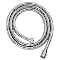 Flexible 1m50 Double agrafage, Inox chromé