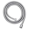 Flexible 2m00 Double agrafage, Inox chromé