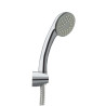 Ensemble support fixe DOMAO Access, douchette 1 jet Ø 70 mm anticalcaire, flexible inox 1,50 m, chromé