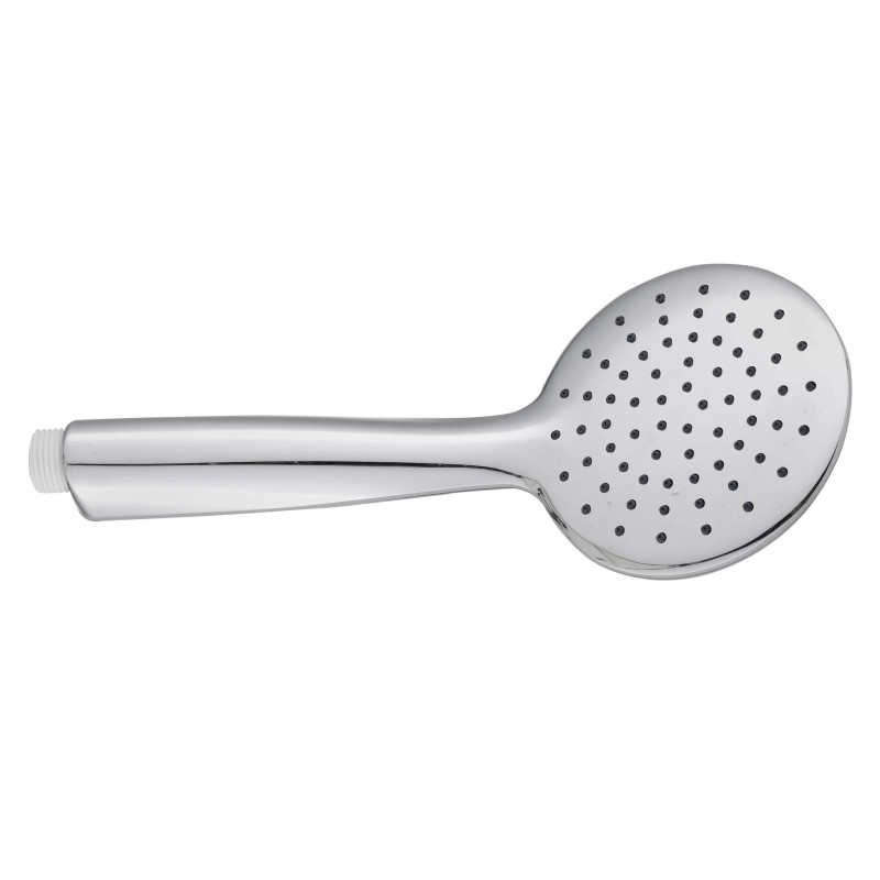 Ensemble support fixe DOMAO 100, douchette 1 jet Ø 100 mm anticalcaire, flexible inox 1,50 m, chromé