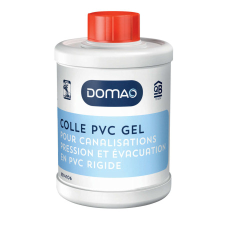 DOMAO Colle PVC en gel spéciale Eau Potable 1L