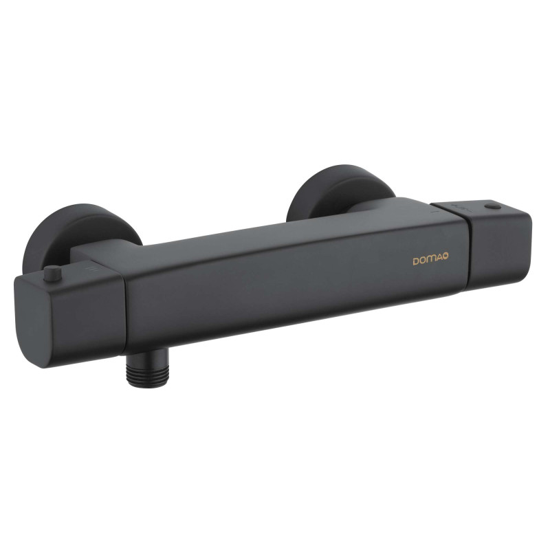 Mitigeur douche thermostatique NF C2, Noir Mat