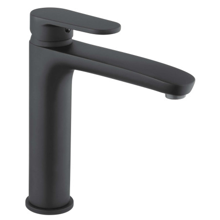 Mitigeur Lavabo bec haut, Noir Mat