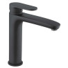 Mitigeur Lavabo bec haut, Noir Mat