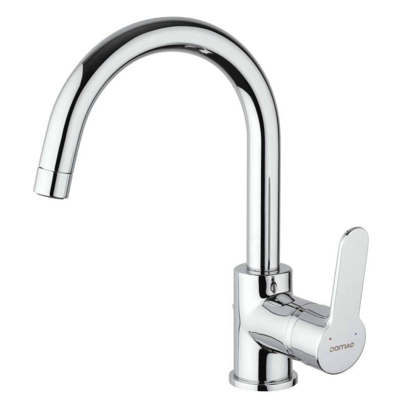 Mitigeur lavabo bec haut avec vidage clic clac hostaform