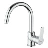 Mitigeur lavabo bec haut avec vidage clic clac hostaform