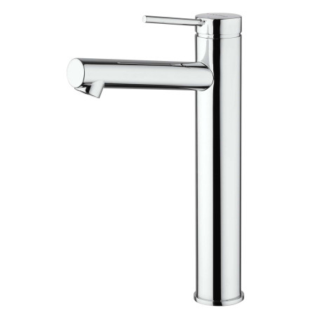 Mitigeur lavabo rehaussé avec vidage clic clac métal