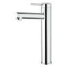 Mitigeur lavabo rehaussé avec vidage clic clac métal