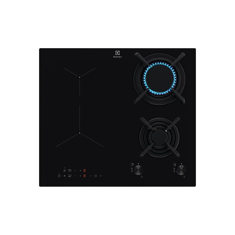 ELECTROLUX TABLE DE CUISSON MIXTE INDUCTION GAZ - Série 300 - Largeur (mm):590 - B *