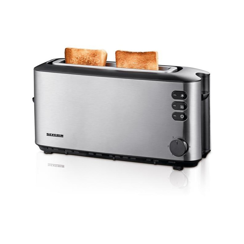 SEVERIN Grille-pain 1 fente Noir & Inox - 2515