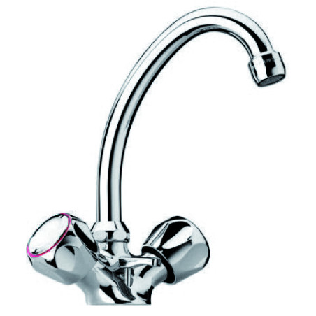 Mélangeur lavabo bec mobile a tête céramique ORCHIDEA tevere