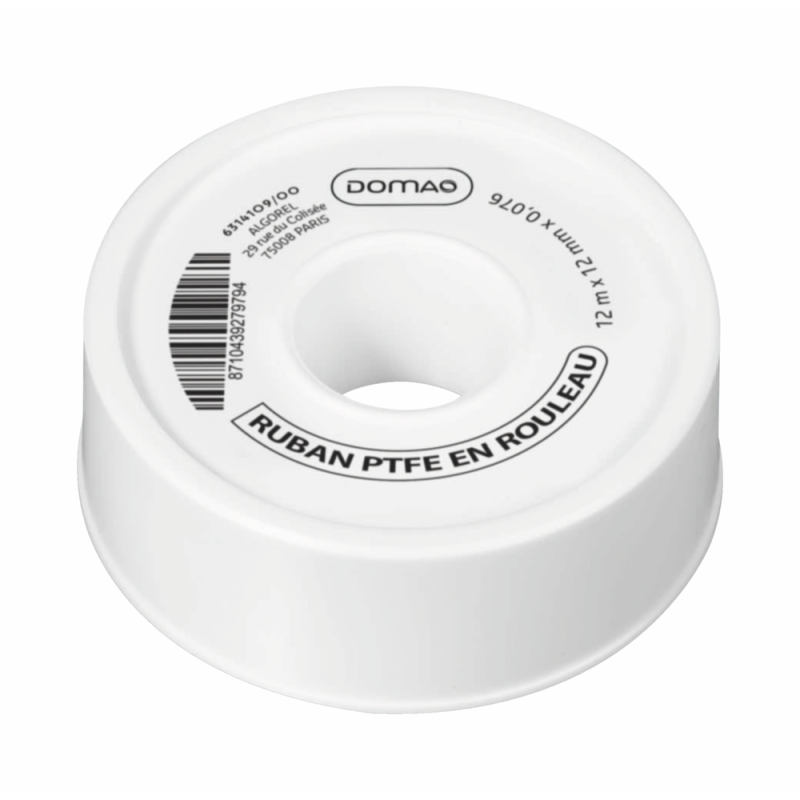 DOMAO ruban PTFE qualité standard 12mx12mmx0,076