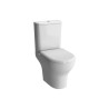 Pack WC à poser DOMAO blanc, carénée NF, sortie vario