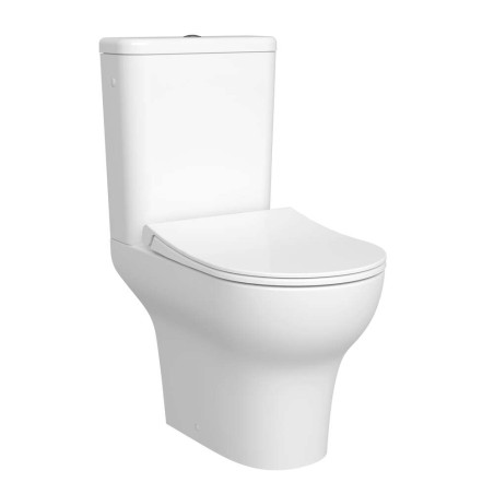 Pack WC à poser DOMAO Harmonie sans bride, carénée NF, sortie vario