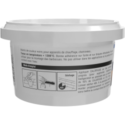 Mastic réfractaire pour montage et réparation (noir)