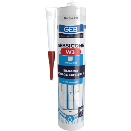 Mastic silicone acétique sanitaire (cartouche 280 ml)