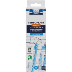 Colle GEBSOPLAST Gel+ pour raccords PVC rigide