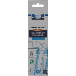 Colle GEBSOPLAST Gel+ pour raccords PVC rigide