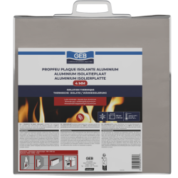 Plaque isolante 2 faces aluminium (anti-feu)