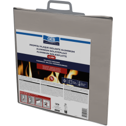 Plaque isolante 2 faces aluminium (anti-feu)