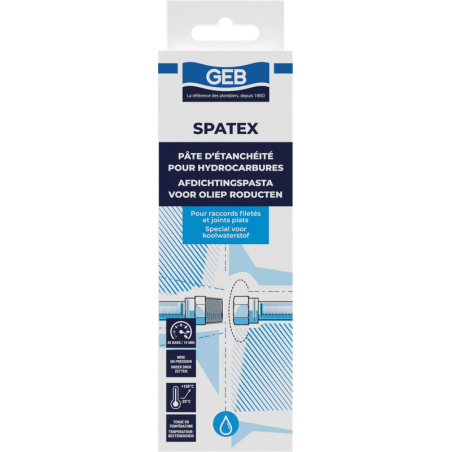 Pâte à joint spéciale pour hydrocarbures étui tube 125ml couleur gris