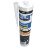 Mastic silicone neutre couleur avec frongicide pour l'étanchéité sanitaire, réf. 890710