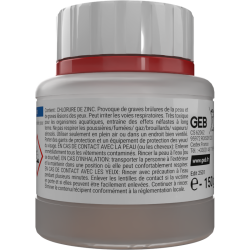 Pâte à braser et à étamer base étain/cuivre pot 150g qualité eau potable