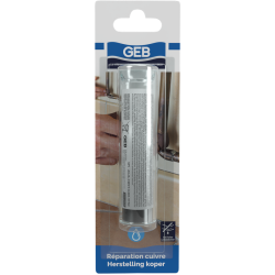 Mastic époxy à 2 composants coaxiaux bâtonnet 82mm couleur cuivre