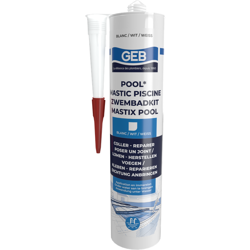 Mastic MS polymère neutre très haute performance même sous l'eau, réf. 590910