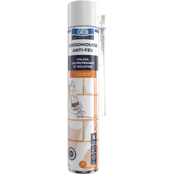 Mousse polyuréthane difficilement inflammable conforme norme din 4102 coul rose