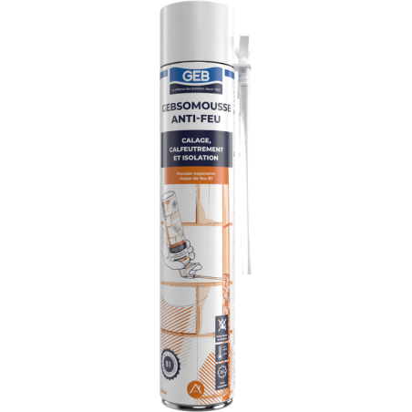 Mousse polyuréthane difficilement inflammable conforme norme din 4102 coul rose