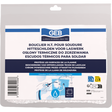 Nappe réfractaire en fibres de verre haute température pour protection thermique