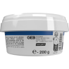Mastic sanit pour l'étanchéité des joints de bonde emboîtements de tuyaux beige, réf. 104011