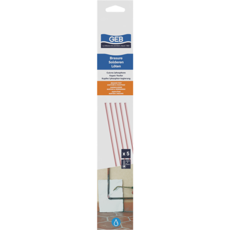 Baguettes alliage cuivre / phosphore pour brasage fort