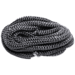 Tresse ronde étanchéité pour portes de poèles, insets, chaudières avec gorge, réf. 832790