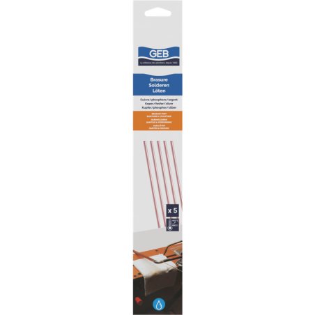 Baguettes alliage cuivre / phosphore / argent pour brasage fort