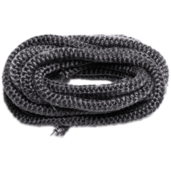 Tresse ronde étanchéité pour portes de poèles, insets, chaudières avec gorge, réf. 832690