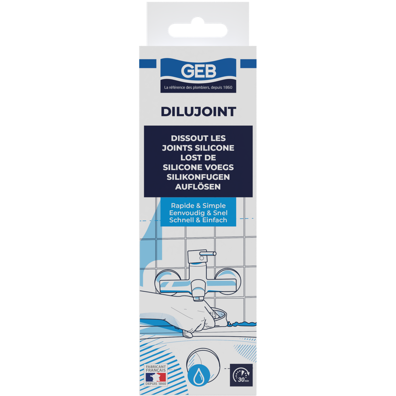Gel dissolvant pour joints et mastics silicones tube 125ml