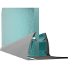 Joints d'étanchéité pour les côtés de portes de douche de 5 a 8 mm d'épaisseur, réf. 512367